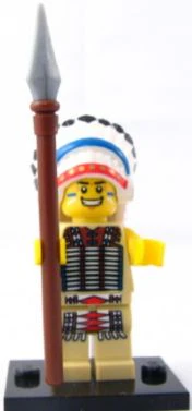 Tribal Chief - Series 3 LEGO Collectible Minifigure (2011) - Image 2