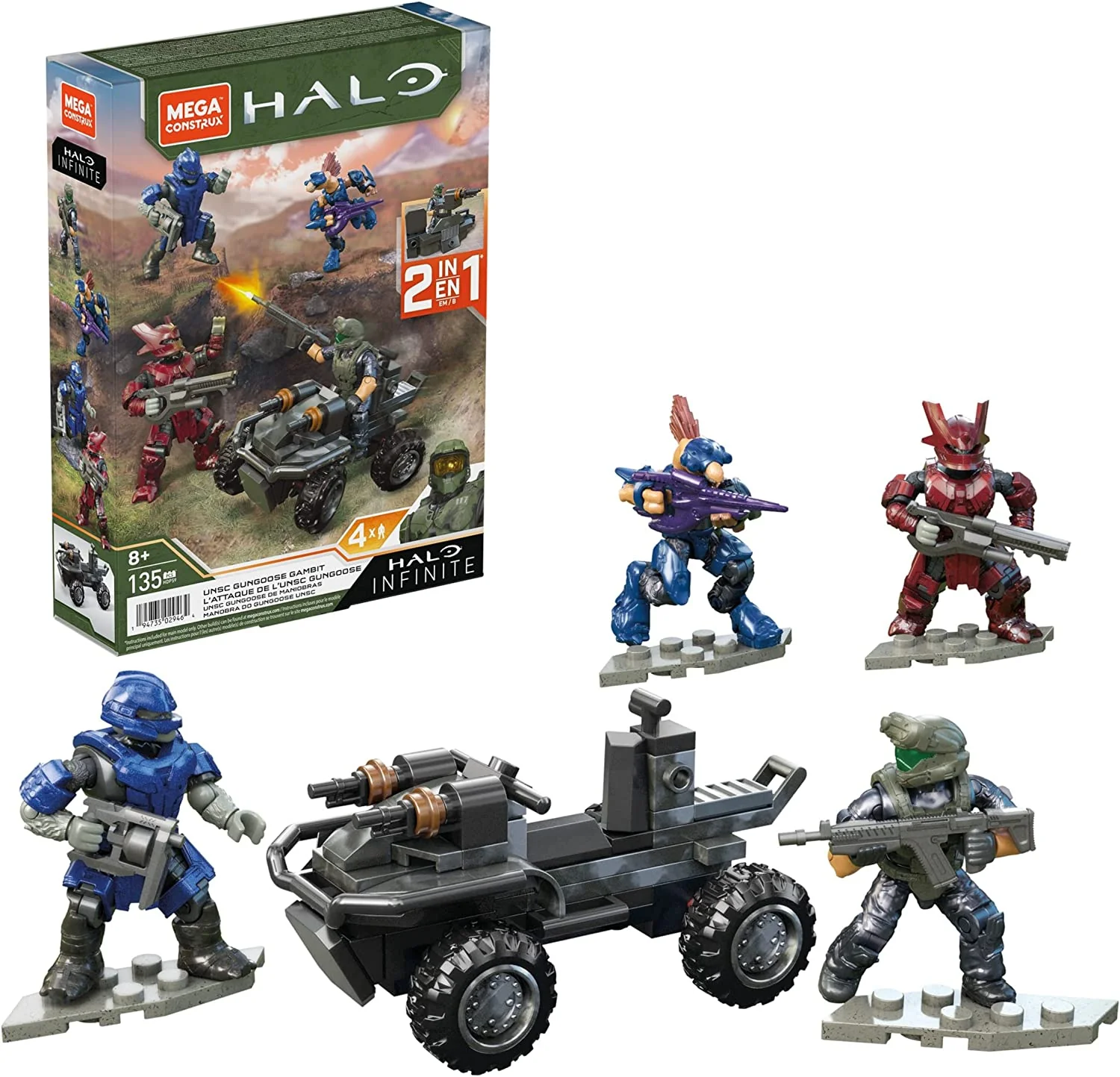 UNSC Gungoose Gambit - HALO Mega Construx Set (HDP59)