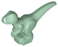 Velociraptor (Baby) - LEGO Jurassic World Dinosaur Minifigure (2019) - Image 3