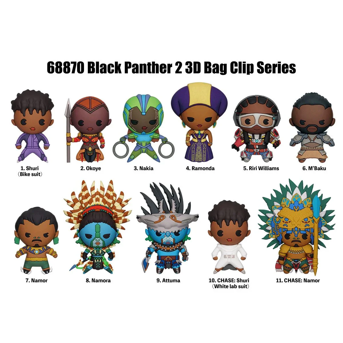 Wakanda Forever Collectors Figural Keyring / Bag Clip Blind Bag - Image 2